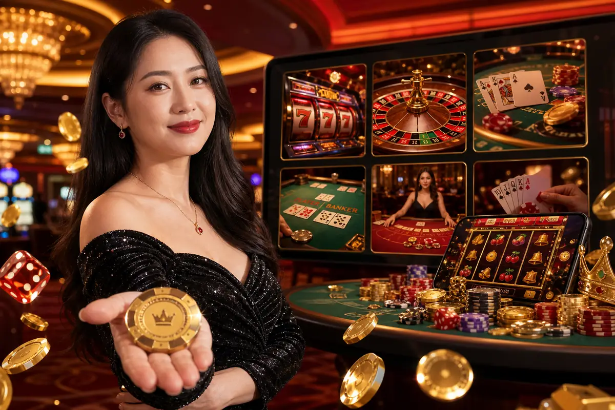 gila80 Casino meja baccarat dealer langsung